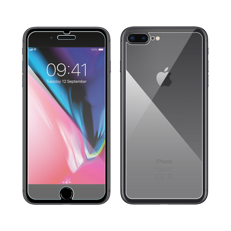 moVear GLASS mSHIELD 2.5D na Apple iPhone 8 Plus | Szkło Hartowane (Przód + Tył)