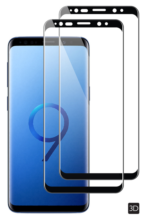 2 szt. | moVear GLASS mSHIELD 3D do Samsung Galaxy S9+ (Plus) (6.2") (na cały ekran)