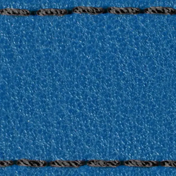 Pasek C1 23mm | Niebieski / Czarna nić | Części skórzane bez klamry