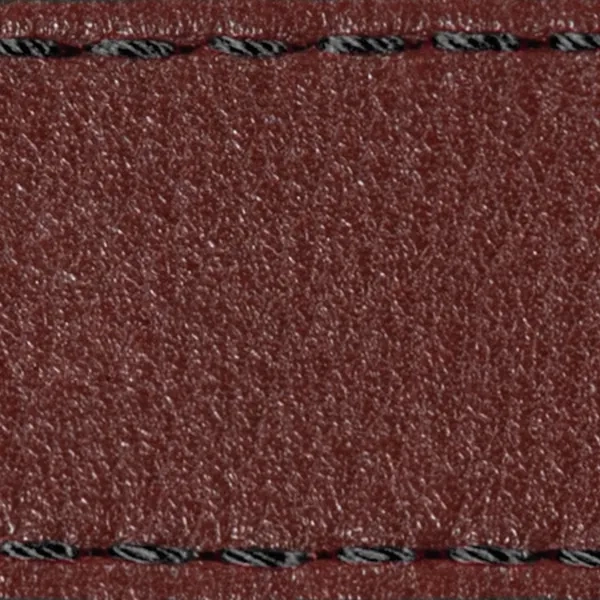 Podkładka W1 do paska 18mm | Kasztanowy / Czarna nić