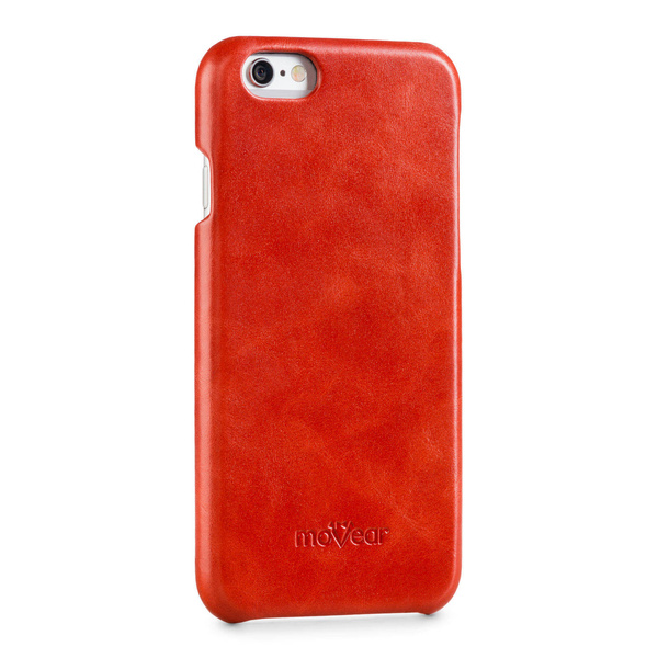 moVear backCover S Skórzane Etui Plecki do Apple iPhone 6 / 6s | Skóra Gładka | Cappuccino