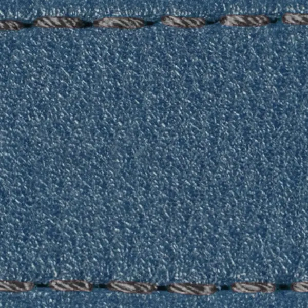 Pasek C1 26mm | Niebieski Jeans / Grafitowa nić | Części skórzane bez klamry