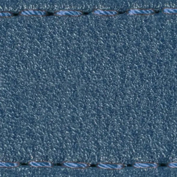 Pasek C1 26mm | Niebieski Jeans / Niebieska jeansowa nić | Części skórzane bez klamry