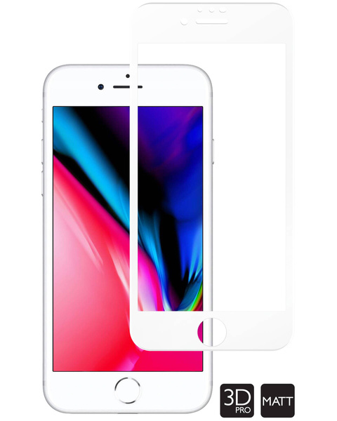 moVear GLASS mSHIELD 3D PRO MATT do Apple iPhone 6 Plus / 6s Plus (5.5") | (Antyrefleksyjne)