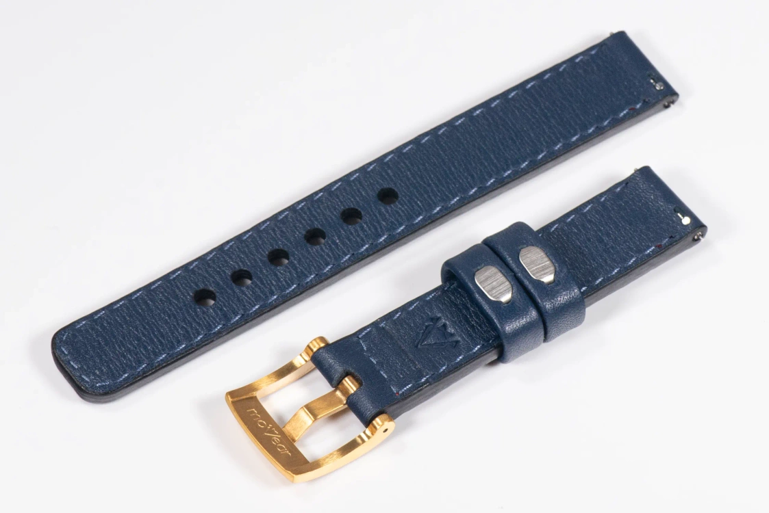 Pasek skórzany 18mm do zegarka / smartwatcha premium MOVEAR / [Outlet P-59]