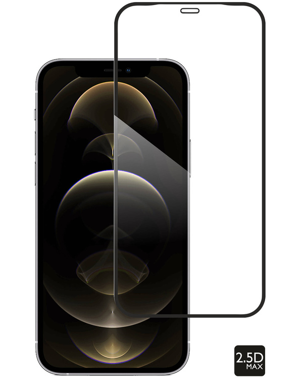 moVear GLASS mSHIELD 2.5D MAX do Apple iPhone 12 Pro Max (6.7") (kompatybilne z etui)