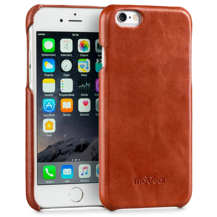 moVear multiCover W Skórzane Etui 3w1 do Apple iPhone 6 / 6s | Portfel, Wallet | Skóra Vintage | Brązowy