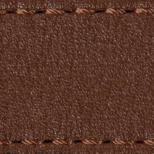 Podkładka W1 do paska 26mm | Ciemnobrązowy / Ciemnobrązowa nić