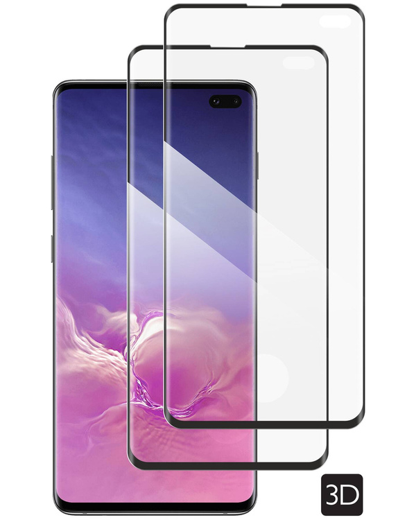 2 szt. | moVear GLASS mSHIELD 3D do Samsung Galaxy S10+ (Plus) (6.4") (na cały ekran)
