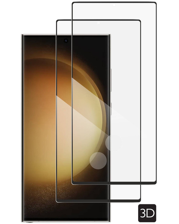 2 szt. | moVear GLASS mSHIELD 3D do Samsung Galaxy S23 Ultra (6.8") (na cały ekran)