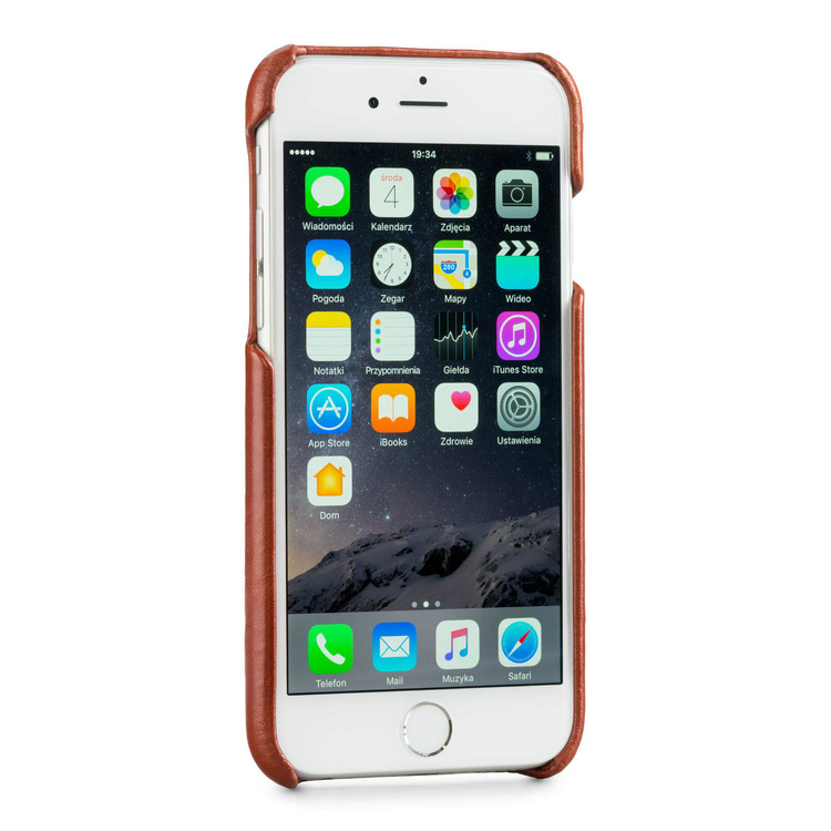moVear backCover S Skórzane Etui Plecki do Apple iPhone 6 / 6s | Skóra Gładka | Cappuccino