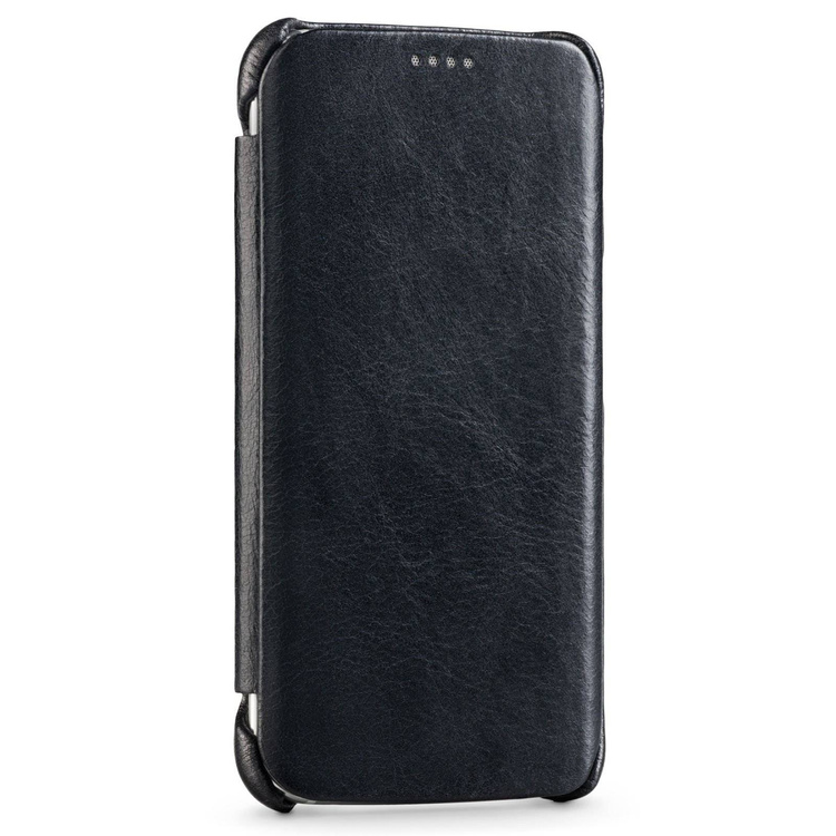 
                    moVear flipSide S Skórzane Etui do Samsung Galaxy S6 edge | Skóra Vintage | Czarny