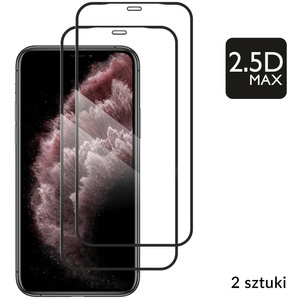 2 szt. | moVear GLASS mSHIELD 2.5D MAX do Apple iPhone 11 Pro Max / Xs MAX (6.5") (kompatybilne z etui)