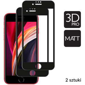2 szt. | moVear GLASS mSHIELD 3D PRO MATT do Apple iPhone SE (2022 / 2020) / 8 / 7 (4.7") | (Antyrefleksyjne)