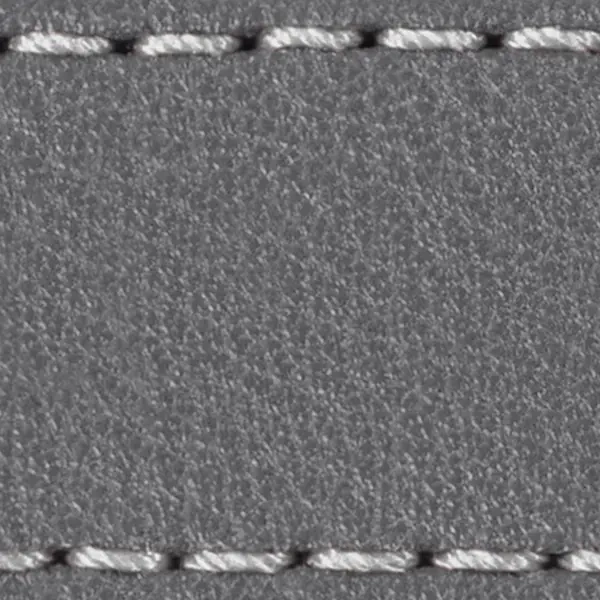 Pasek C1 26mm | Szary / Srebrna nić | Części skórzane bez klamry