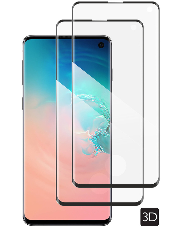2 szt. | moVear GLASS mSHIELD 3D do Samsung Galaxy S10 (6.1") (na cały ekran)