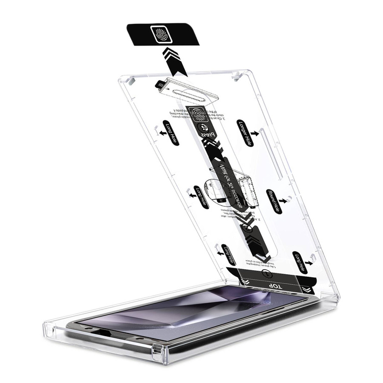 moVear mBOX GLASS mSHIELD 2.5D privacy do Samsung Galaxy S24 Ultra (6.8") (Anty spy, z Aplikatorem)