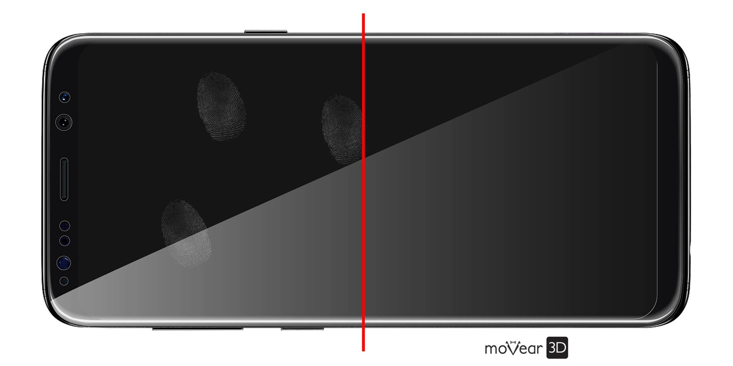 2 szt. | moVear GLASS mSHIELD 3D do Samsung Galaxy S8+ (Plus) (6.2") (na cały ekran)