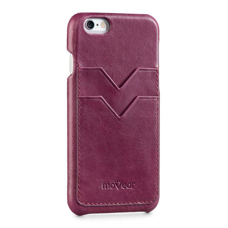 moVear backCover S+ Skórzane Etui Plecki do Apple iPhone 6 / 6s | Skóra Gładka | Cappuccino