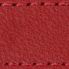 Pasek C1 23mm | Czerwony szkarłatny / Czerwona nić | Części skórzane bez klamry