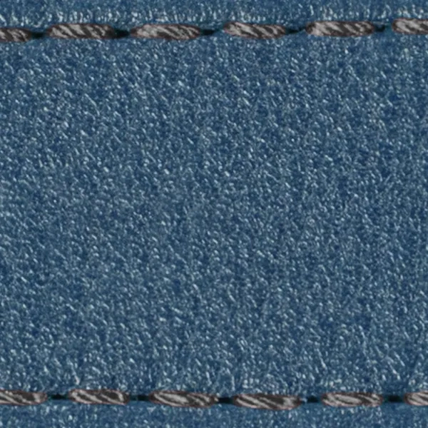 Podkładka W1 do paska 24mm | Niebieski Jeans / Grafitowa nić