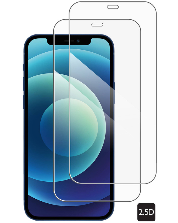 2 szt. | moVear GLASS mSHIELD 2.5D do Apple iPhone 12 Pro / 12 (6.1") (kompatybilne z etui)