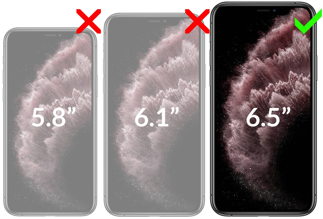 moVear GLASS mSHIELD 3D PRO do Apple iPhone 11 Pro Max / Xs MAX (6.5") (na cały ekran)