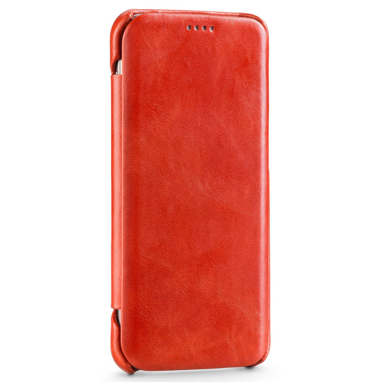 
                    moVear flipSide S+ Skórzane Etui do Samsung Galaxy S7 edge | Skóra Vintage | Czerwony