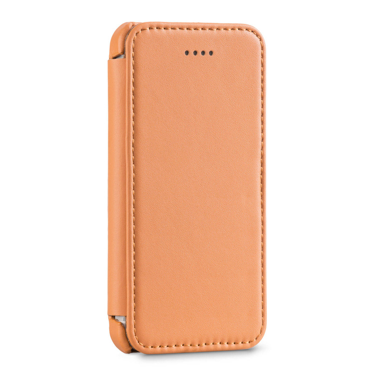 moVear flipSide C Skórzane Etui do Apple iPhone SE / 5s / 5 | Skóra Gładka | Cappuccino