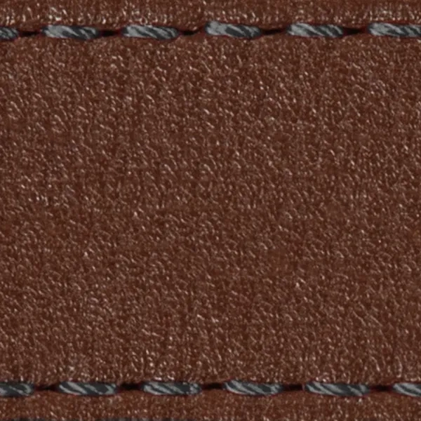 Podkładka W1 do paska 26mm | Ciemnobrązowy / Grafitowa nić