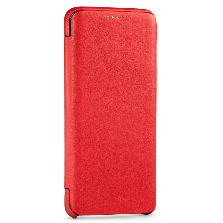 moVear flipSide S skórzane etui do Samsung Galaxy S9 (5.8") | Skóra naturalna nappa (Czerwona)