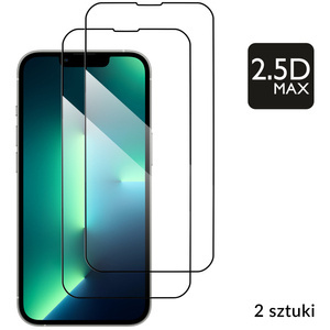 2 szt. | moVear GLASS mSHIELD 2.5D MAX do Apple iPhone 16e / 14 / 13 / 13 Pro (6.1") (kompatybilne z etui)