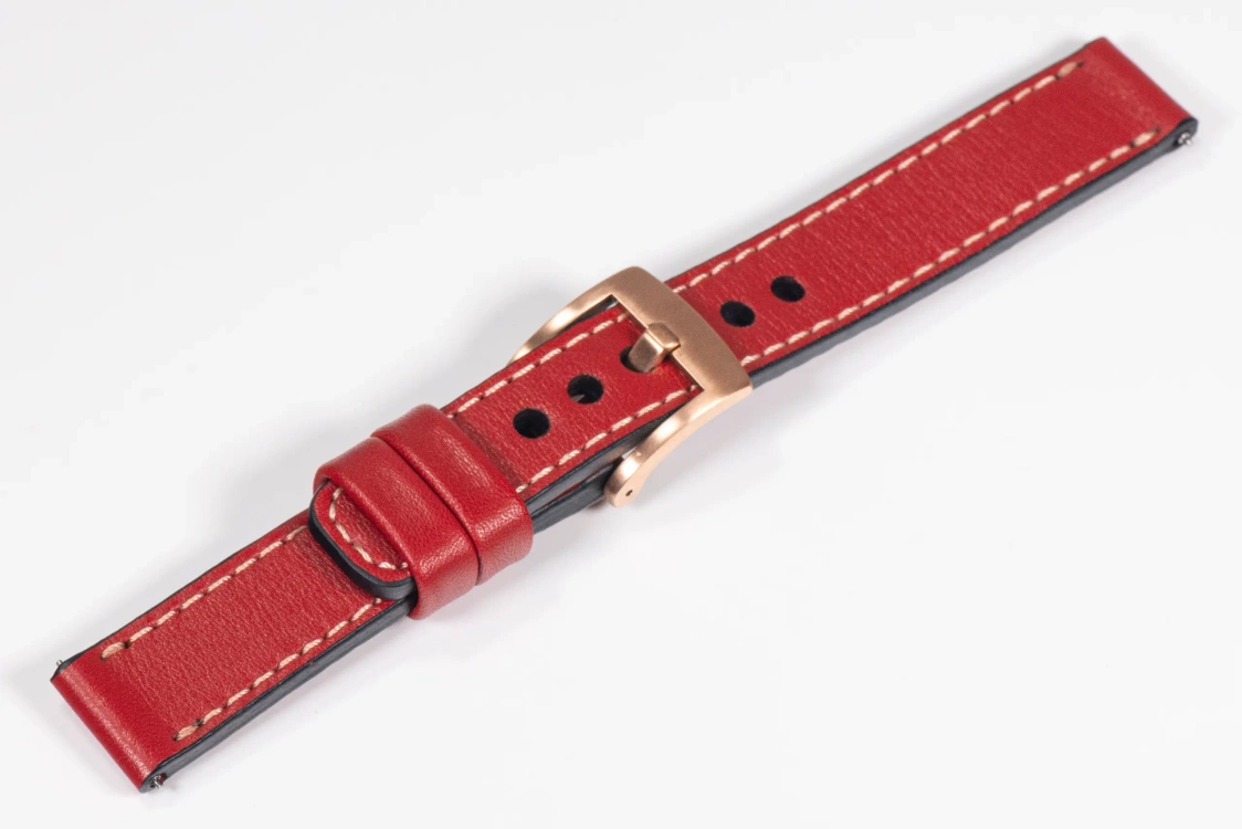 Pasek skórzany 18mm do zegarka / smartwatcha premium MOVEAR / [Outlet P-56]