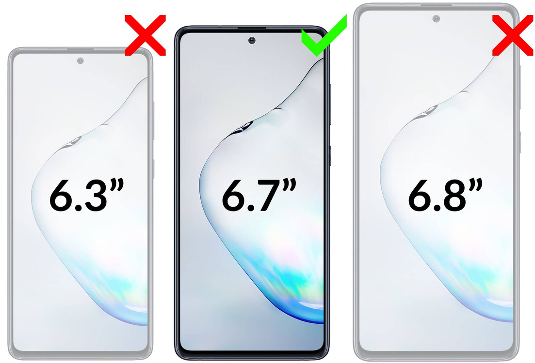 moVear GLASS mSHIELD 2.5D MAX do Samsung Galaxy Note 10 Lite (6.7") (kompatybilne z etui)
