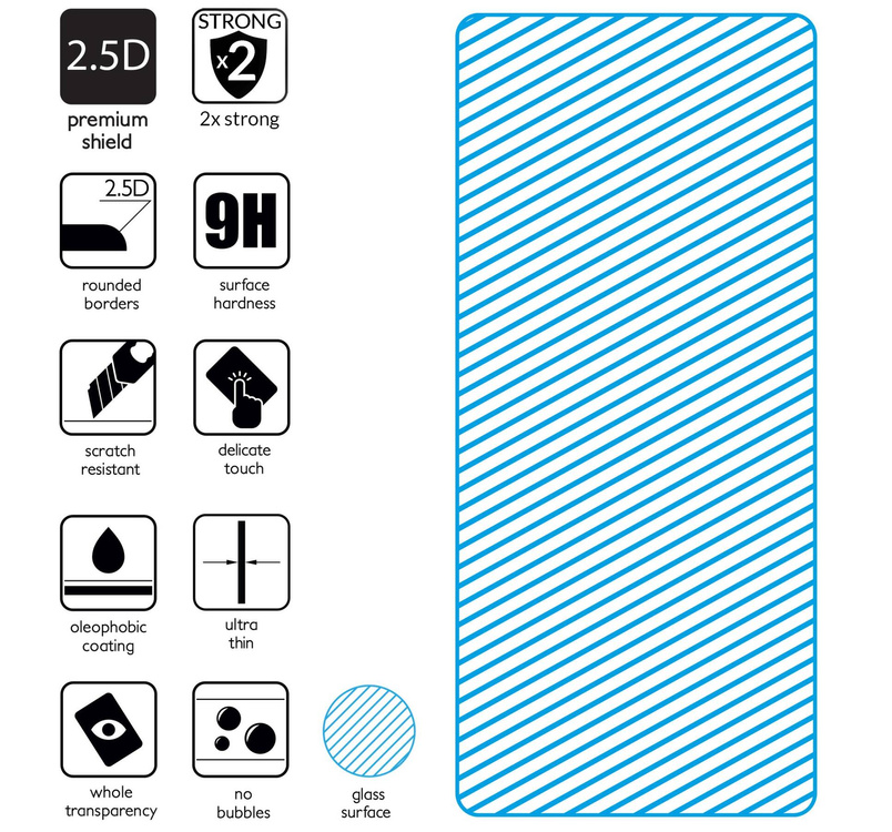 2 szt. | moVear GLASS mSHIELD 2.5D do Samsung Galaxy Note 20 (6.7") (kompatybilne z etui)