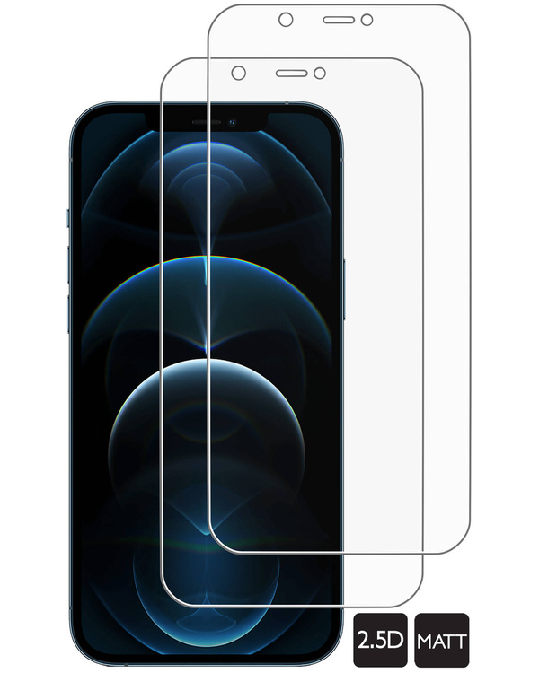 2 szt. | moVear GLASS mSHIELD 2.5D MATT do Apple iPhone 12 Pro Max (6.7") (Antyrefleksyjne, kompatybilne z etui)