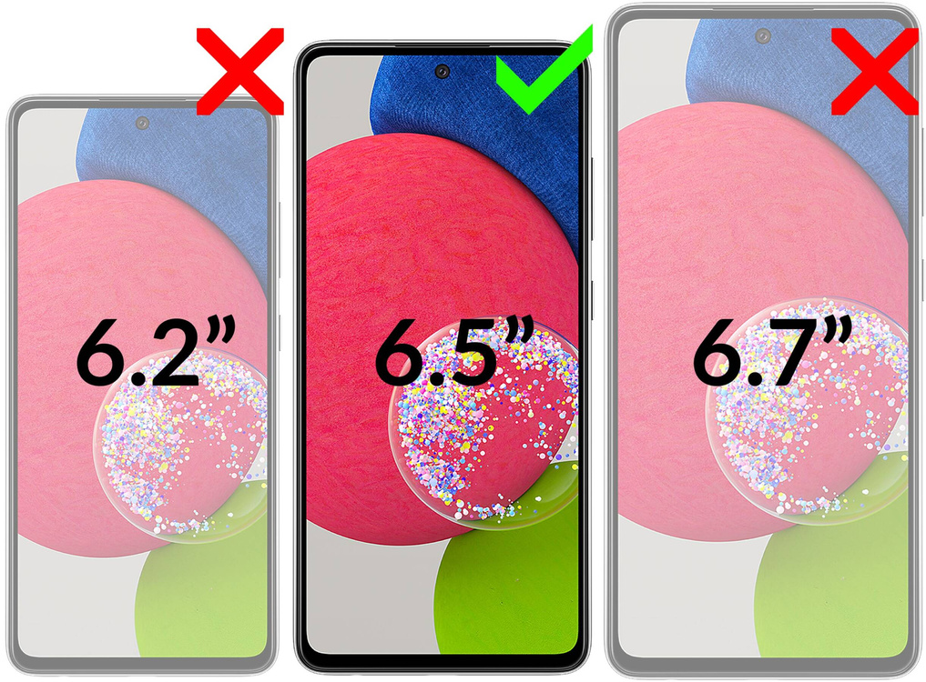 moVear GLASS mSHIELD 2.5D MAX do Samsung Galaxy A52s / A52 (6.5") (kompatybilne z etui)