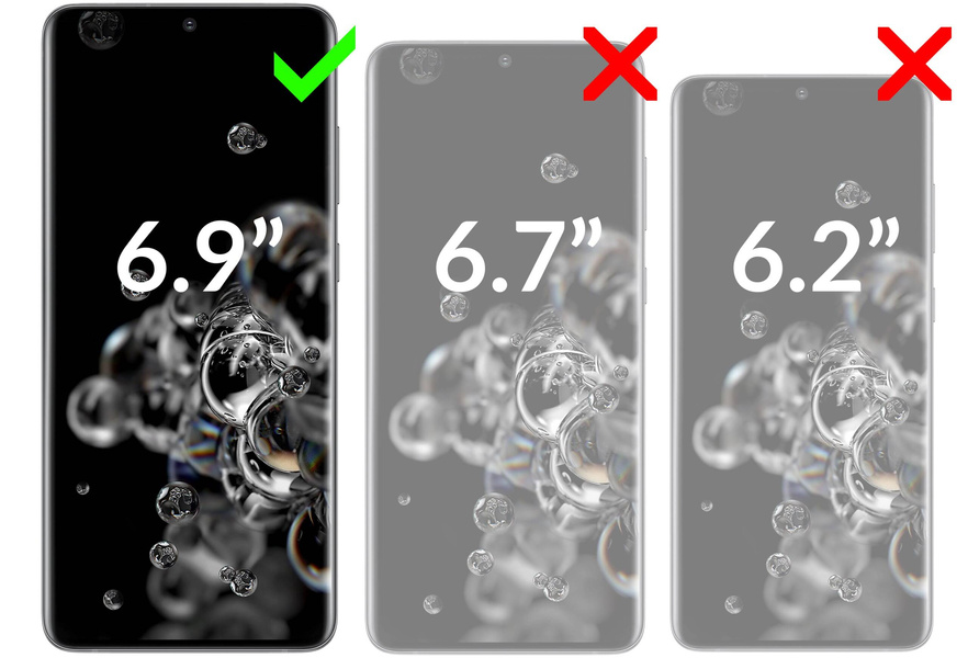 moVear flipSide S skórzane etui do Samsung Galaxy S20 Ultra (6.9") | Skóra naturalna gładka (Czarna)