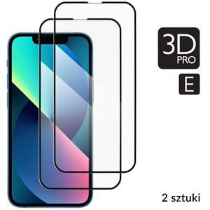2 szt. | moVear GLASS mSHIELD 3D PRO-E do Apple iPhone 13 Mini (5.4") (kompatybilne z etui)