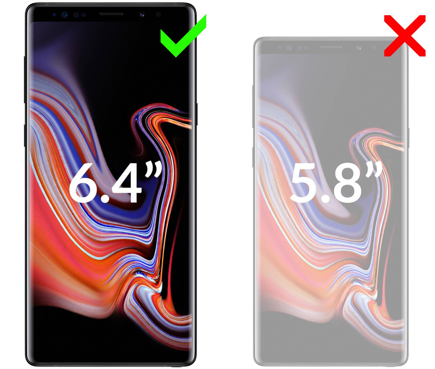 moVear GLASS mSHIELD 3D do Samsung Galaxy Note 9 (6.3") (na cały ekran)