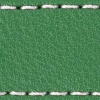 Pasek C1 23mm | Zielony / Biała nić | Części skórzane bez klamry