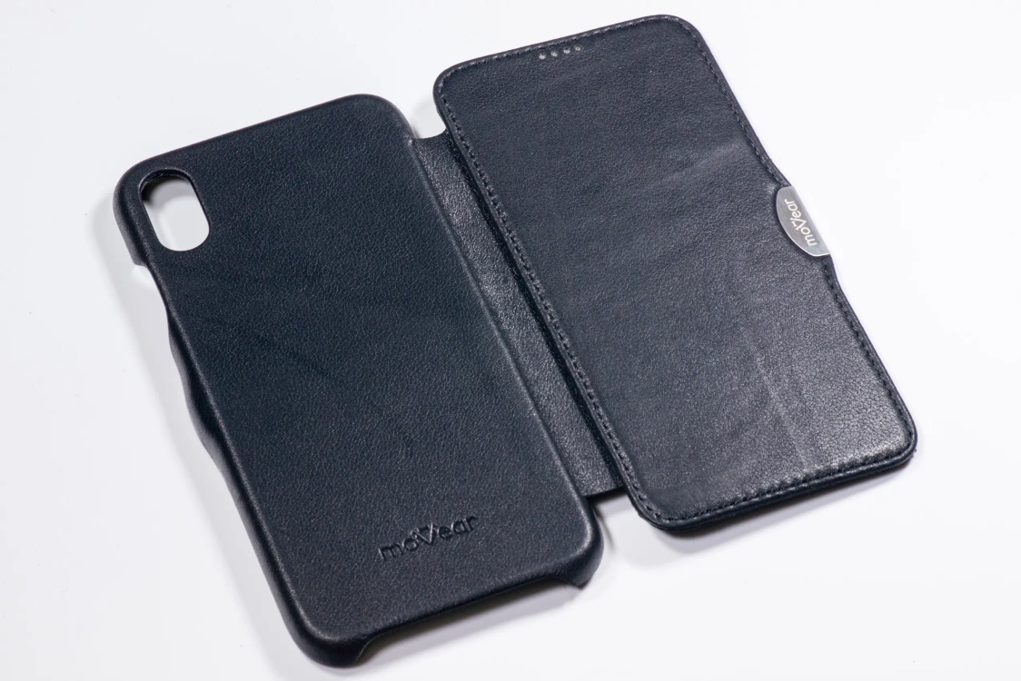 Etui do iPhone Xs MAX skórzane MOVEAR / [Outlet A-373]