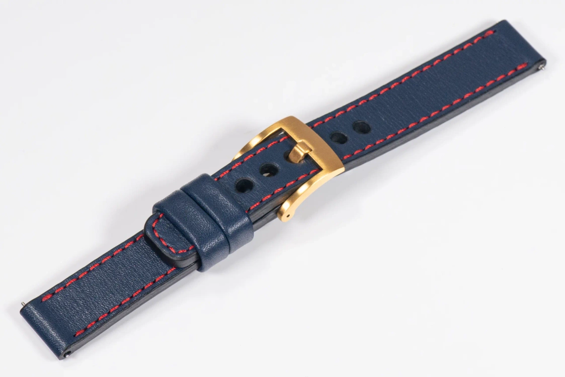 Pasek skórzany 18mm do zegarka / smartwatcha premium MOVEAR / [Outlet P-59]