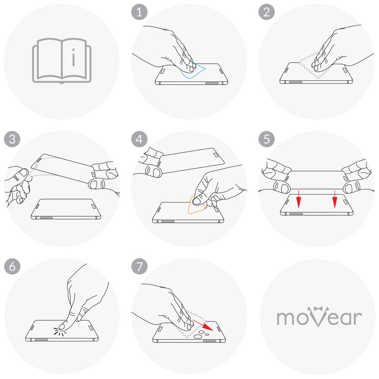 moVear GLASS mSHIELD 2.5D MAX do Samsung Galaxy Note 10 Lite (6.7") (kompatybilne z etui)