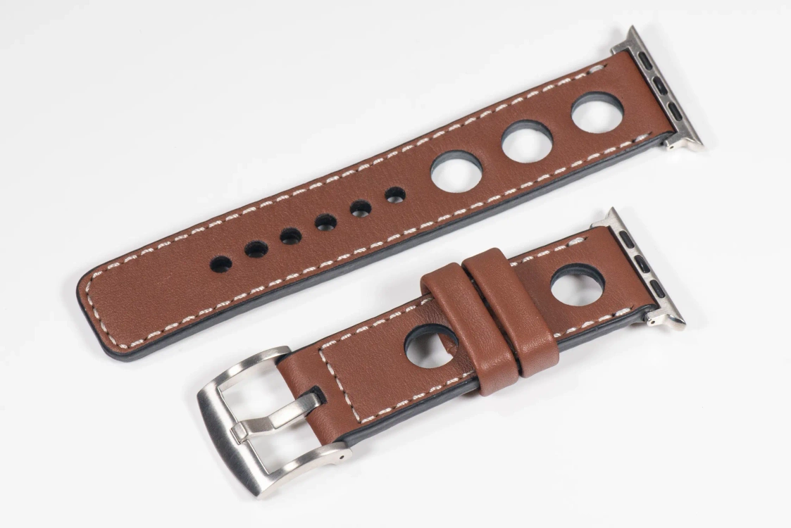 Pasek skórzany 24mm do Apple Watch premium MOVEAR / [Outlet P-50]