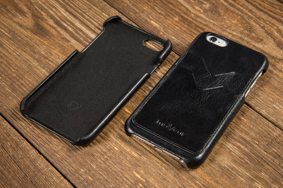 moVear backCover S+ Skórzane Etui Plecki do Apple iPhone 6 / 6s | Skóra Gładka | Cappuccino