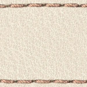 Pasek C1 18mm | Beżowy / Różowo złota nić | Części skórzane bez klamry