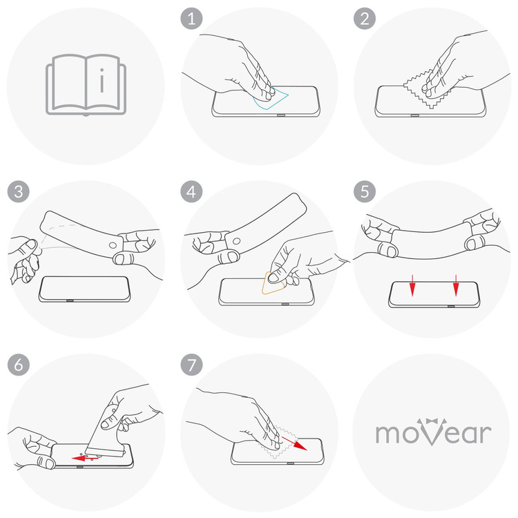 moVear flexible mSHIELD 3D PRO do Apple iPhone 11 Pro Max / Xs MAX (6.5"). Pancerne szkło hybrydowe.