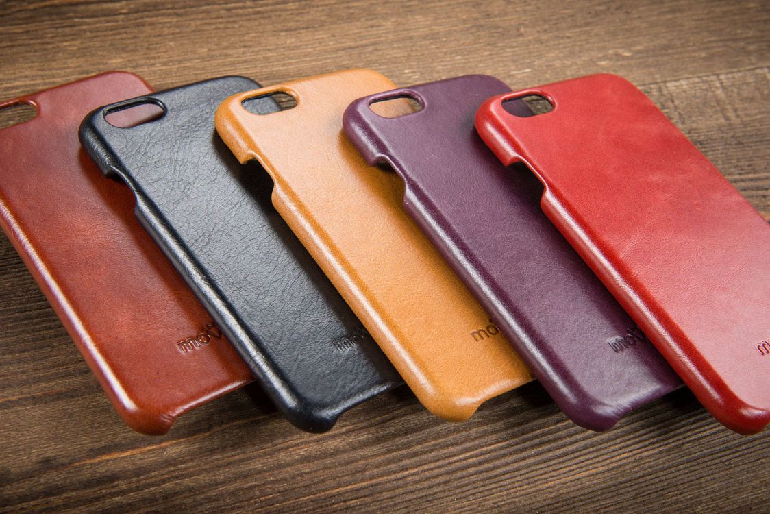 moVear backCover S Skórzane Etui Plecki do Apple iPhone 6 / 6s | Skóra Gładka | Cappuccino