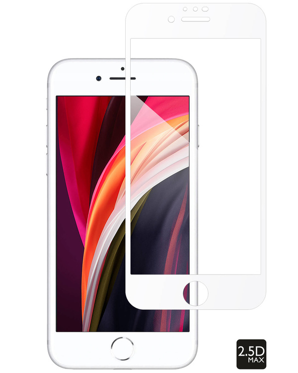 moVear GLASS mSHIELD 2.5D MAX do Apple iPhone 6s / 6 (4.7") (kompatybilne z etui)